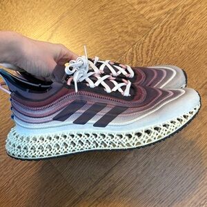 Parley x Adidas 4DFWD sneakers Shadow Maroon/Wonder Red/Burgundy Sz 8